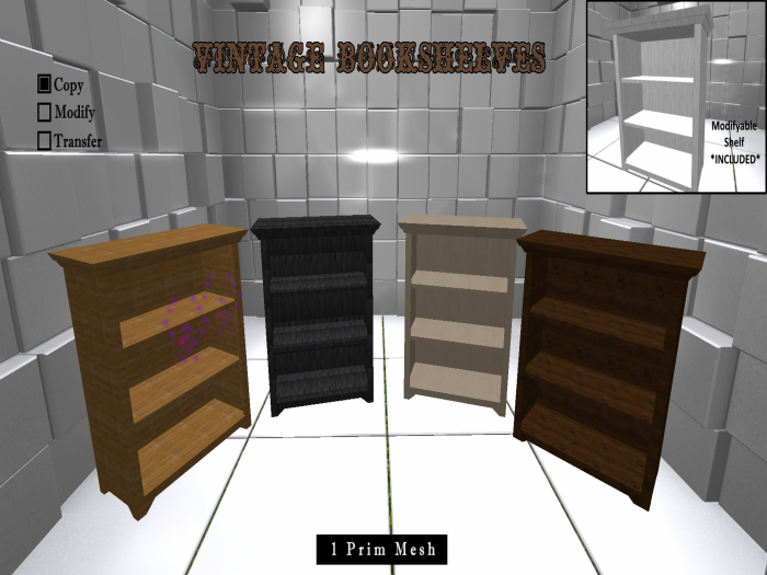 [T.U.S.E.] Vintage Bookshelves 