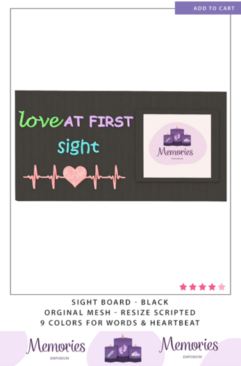 {ME} Sight Board - Black (add)