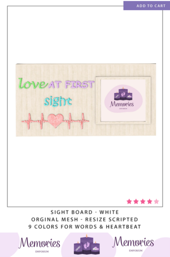 {ME} Sight Board - White (add)