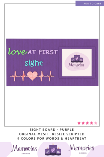 {ME} Sight Board - Purple (add)