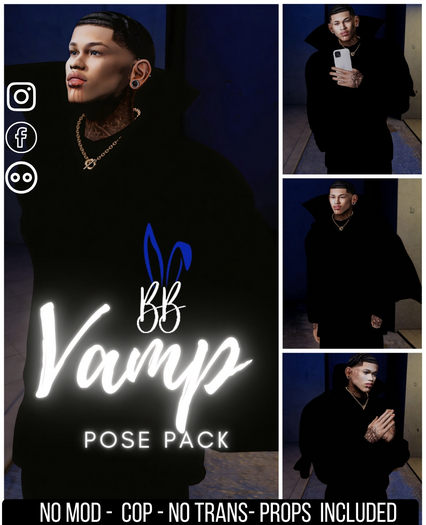 Bad Bunny - Vamp Pose Pack
