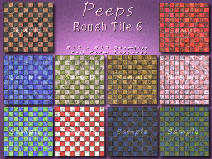 Peeps Texture Rough Tile 6
