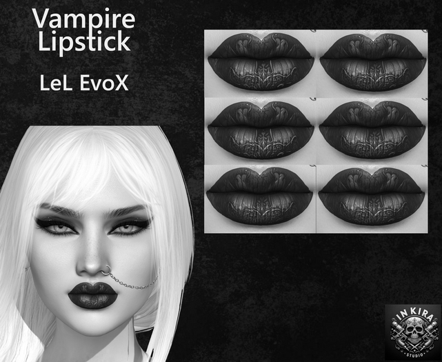 Vampire Lipstick DEMO- InKira Studio