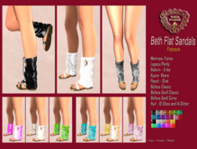 Nala Designs -Beth Flat Sandals [Fatpack]