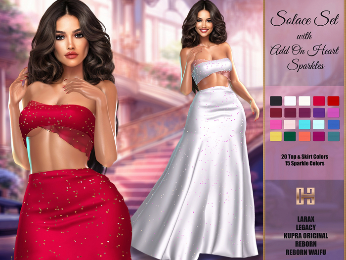 [hh] Solace Set w. Add On Heart Sparkles