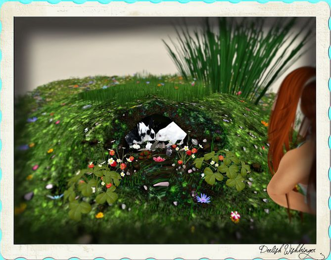 DEMO Bunny Den ~ wild strawberries 17LI