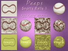 Peeps Textures Sports Balls 1