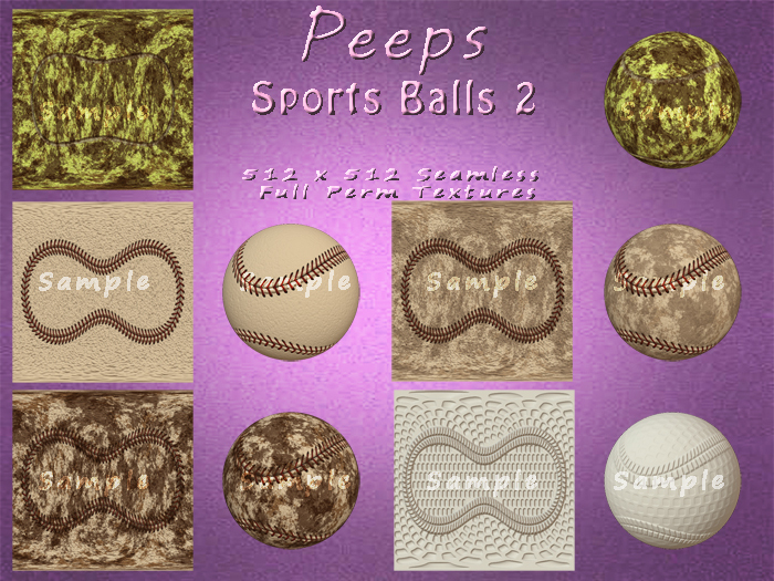 Peeps Textures Sports Balls 2