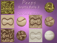 Peeps Textures Sports Balls 2