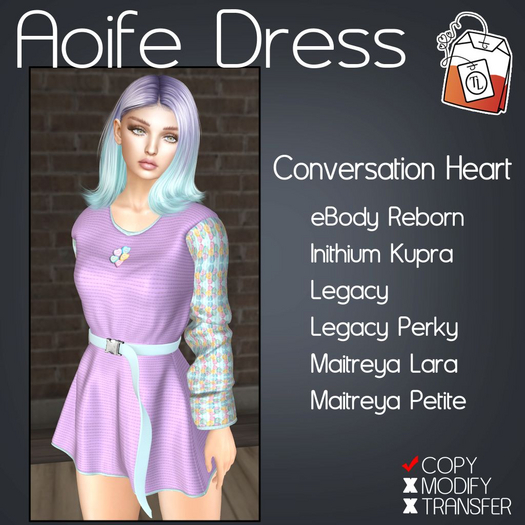 ~TL~ Aoife Dress Conversation Heart