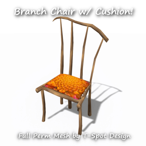 T-Spot Mesh - Branch Chair w/ Cushion - Full Perm - LI=1