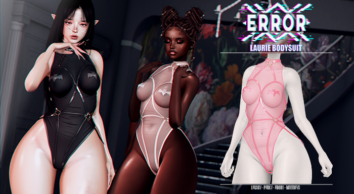 #error - laurie bodysuit - pink