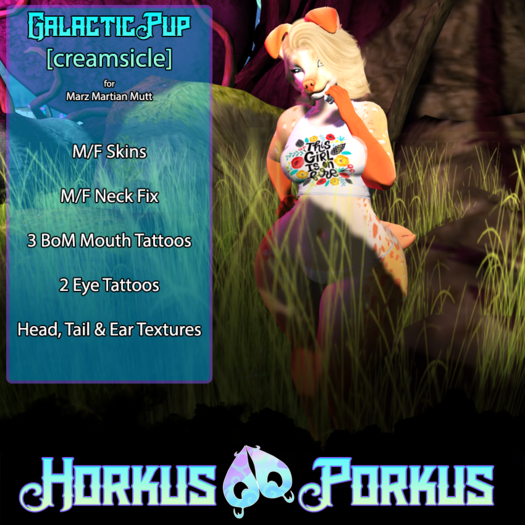 [HkPk] Galactic Pup for Marz - Creamsicle