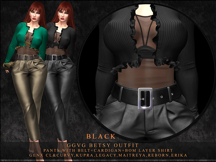 GGVG BETSY OUTFIT BLACK