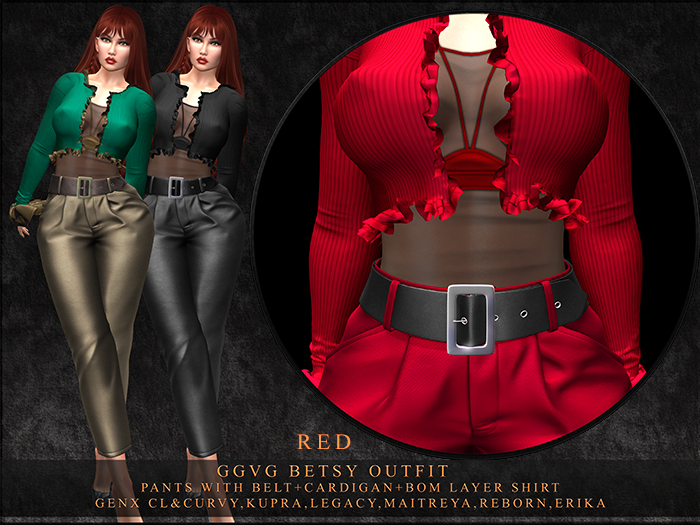 GGVG BETSY OUTFIT RED