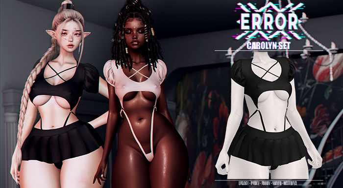 #error - carolyn set - black