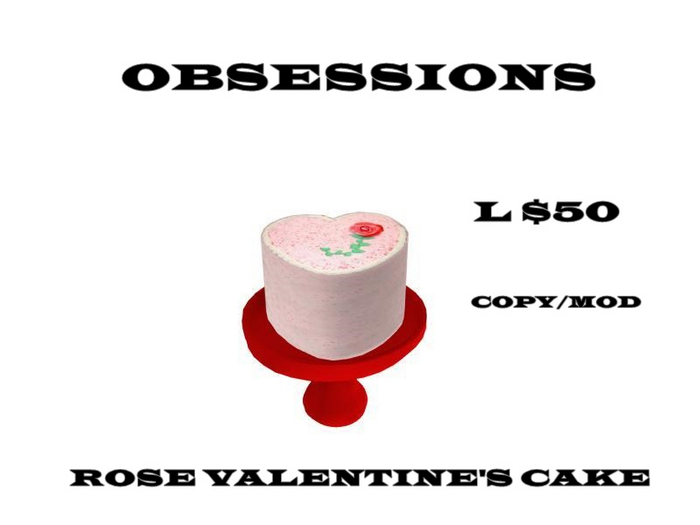 Rose Valentine Cake