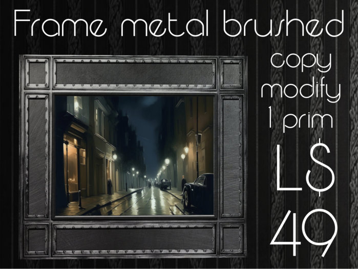 Picture Frame metal brushed