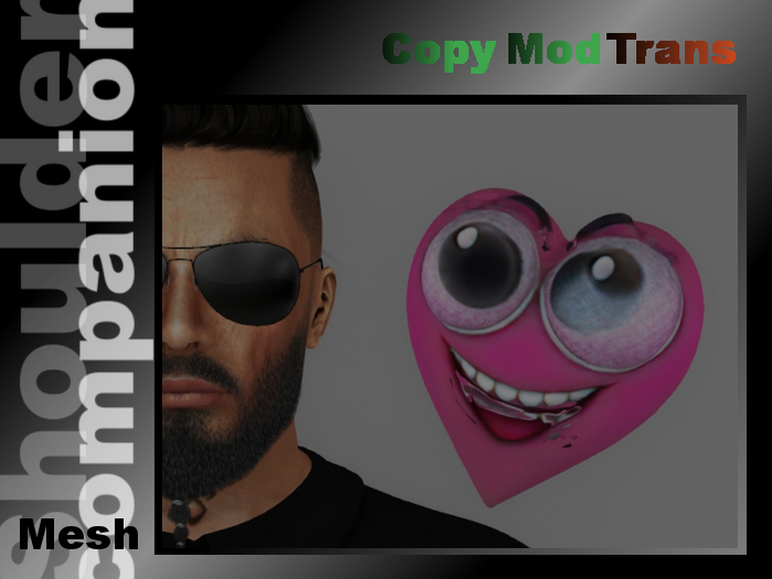 Valentins Herz zum Valentinstag (Schulterpuppe) 