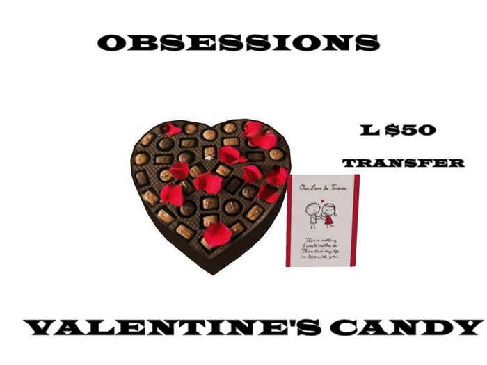 Valentine's Candy Box with Love Card