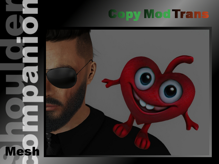 Valentines heart  (shoulder companion)