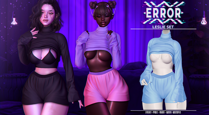 #error - leslie set - sweater - cloud