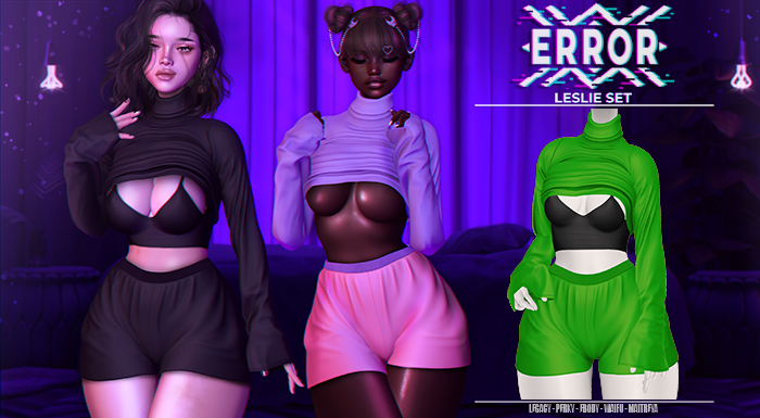#error - leslie set - sweater - green