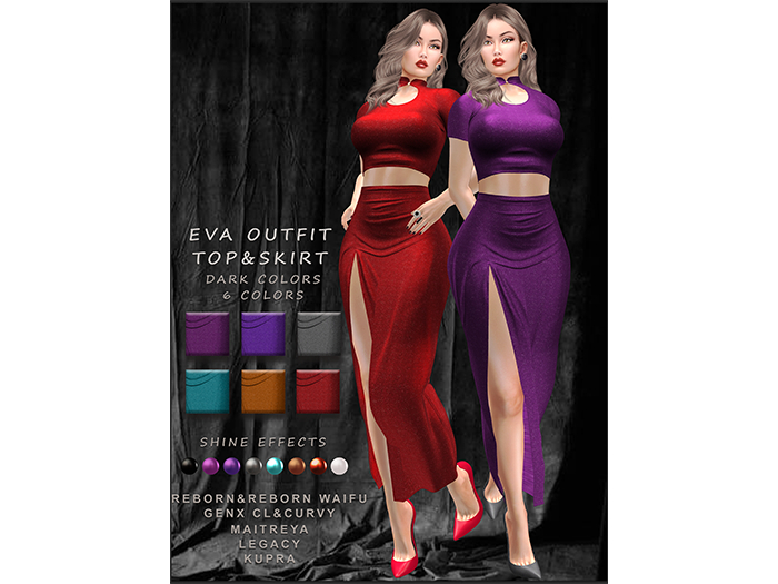 GGVG EVA OUTFIT DARK COLORS
