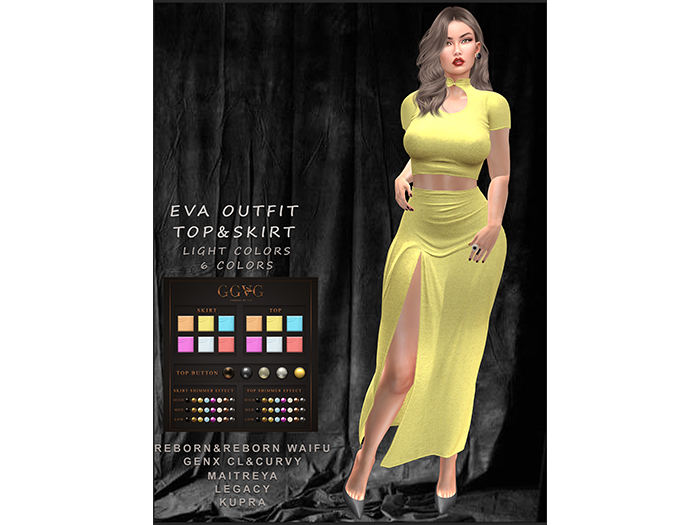 GGVG EVA OUTFIT LIGHT COLORS