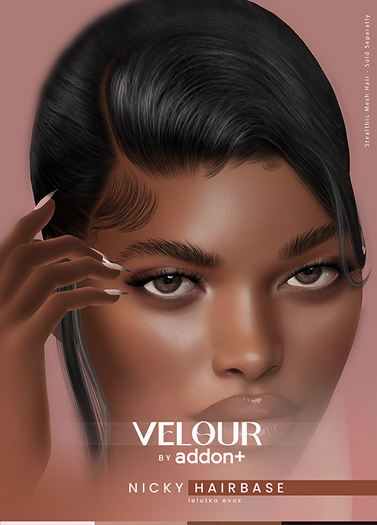 VELOUR by addon+ Nicky Hairbase FATPACK Lel X
