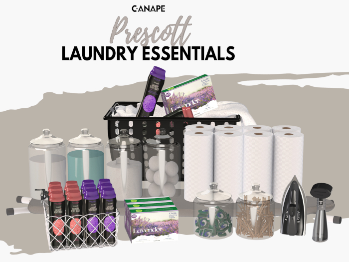 [Canape] Prescott Laundry Essentials