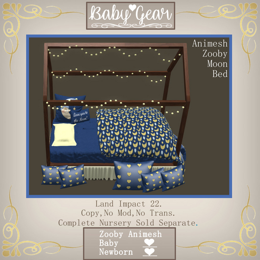 Animesh Zooby Moon Bed (Boxed)