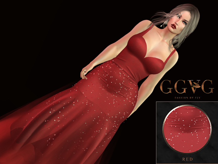 GGVG EXPRESSION OF LOVE GOWN RED