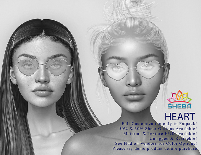 [Sheba] Heart SunGlasses Demo