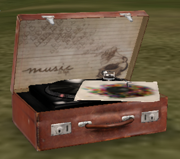 !! Follow US !! Turntable suitcase (brown) GACHA