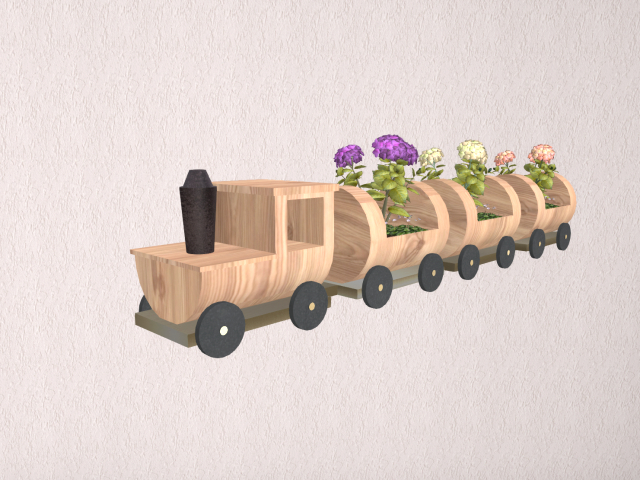 Garden Flower Train