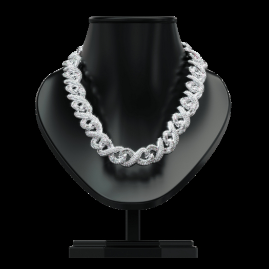 [LDNBRINX] BAGUETTE INFINITY LINK SILVER