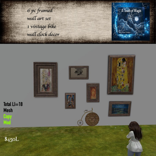 7 pc wall art set-Box LI=18