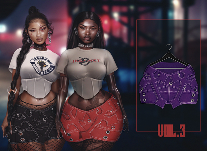 Vol.3 Saint Skirt Purple