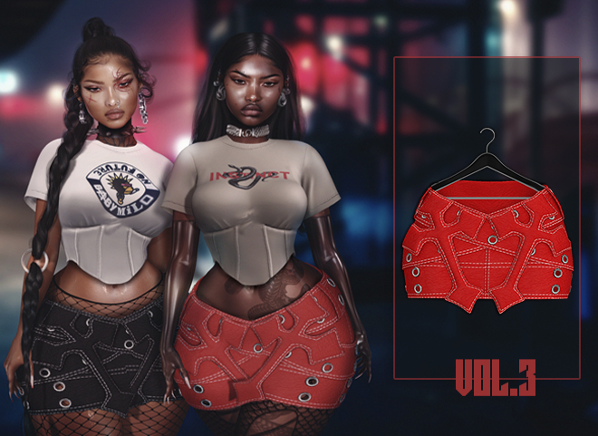 Vol.3 Saint Skirt Red