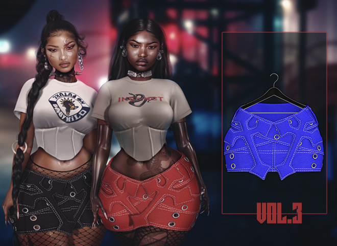 Vol.3 Saint Skirt Blue