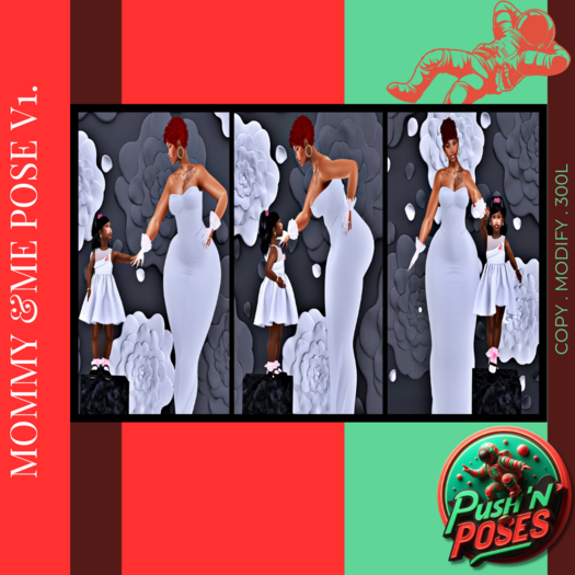 PUSH'N POSES - Mommy & Me Pose V1.