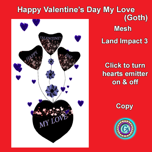 G * Happy Valentine's Day My Love (Goth)