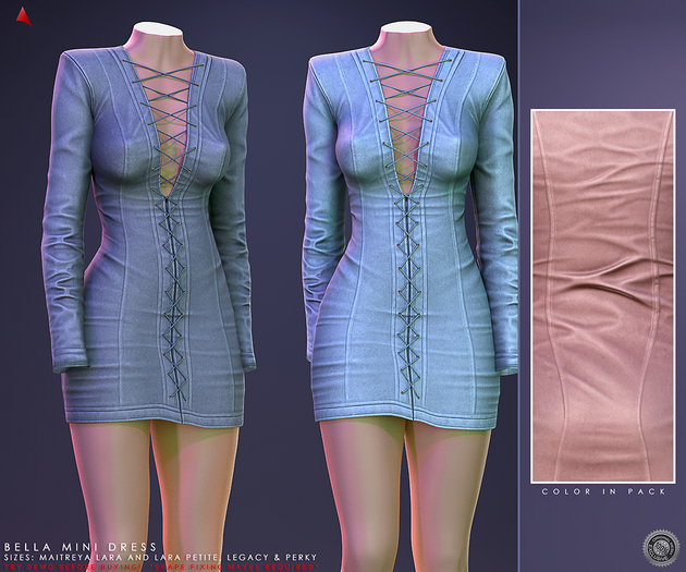 //Ascend// Bella Mini Dress - Pink