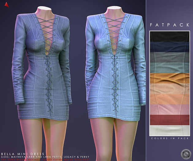 //Ascend// Bella Mini Dress - FATPACK