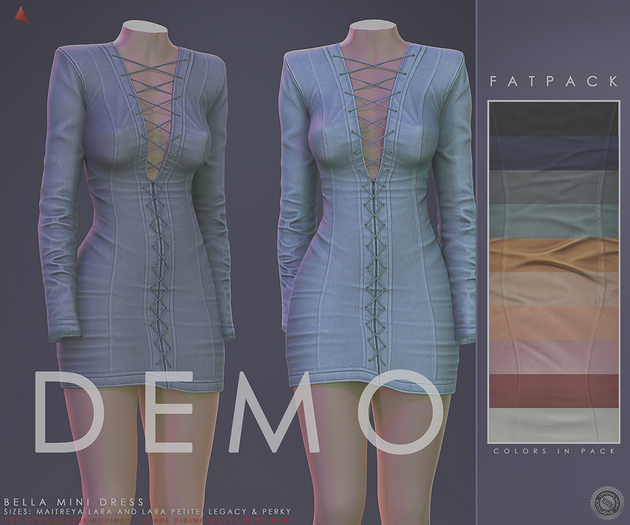//Ascend// Bella Mini Dress - DEMO