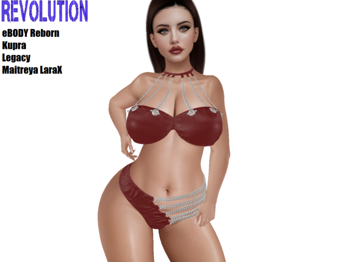 REVOLUTION - Rhea Set (Burgundy)