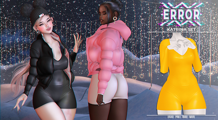 #error - katrina set - bodysuit - yellow