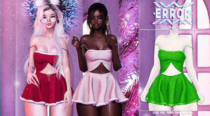 #error - zalina set - top - green