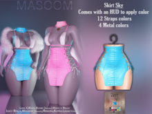 [[ Masoom ]] Sacred Maiden Skirt - Sky